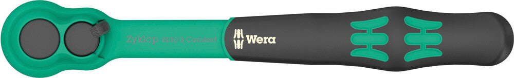 Wera Tools - 8010 B Zyklop Comfort Ratchet, with reversing lever, with 3/8" drive