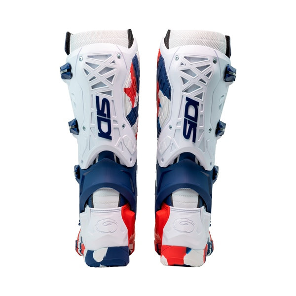 Sidi-BOOT CROSSAIR X WH/NAVY/RD 48 SIDI MMCROSSAIRXNAVRED48 8017732726155