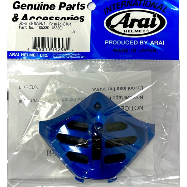 Arai-CHIN VENT XD-5 COSMIC BL ARAI 10-5330 685311192585