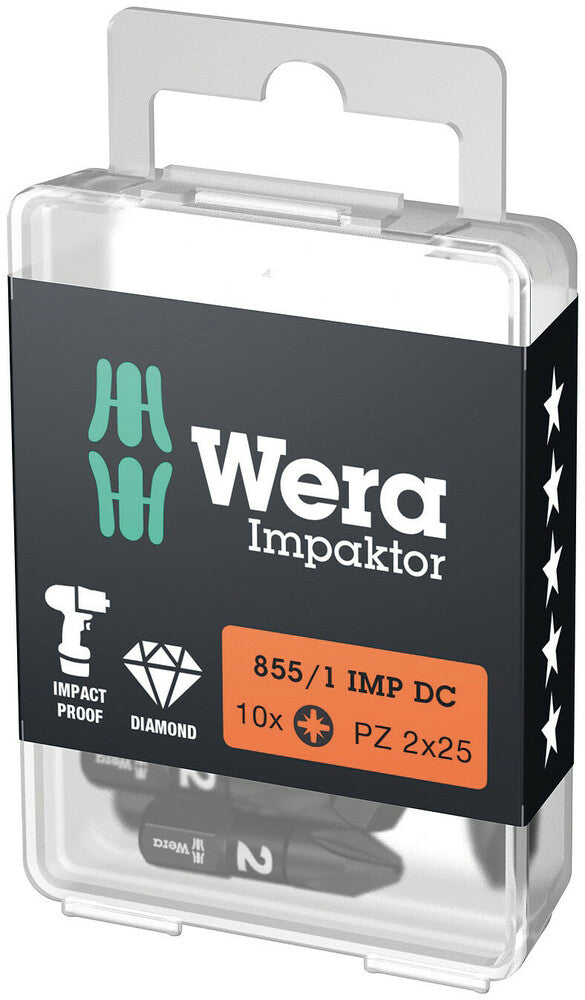 Wera Tools - 855/1 IMP DC PZ DIY Impaktor bits