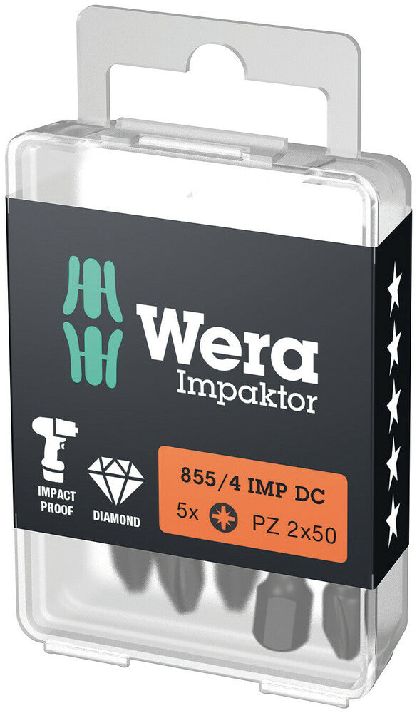 Wera Tools - 855/4 IMP DC PZ DIY Impaktor bits