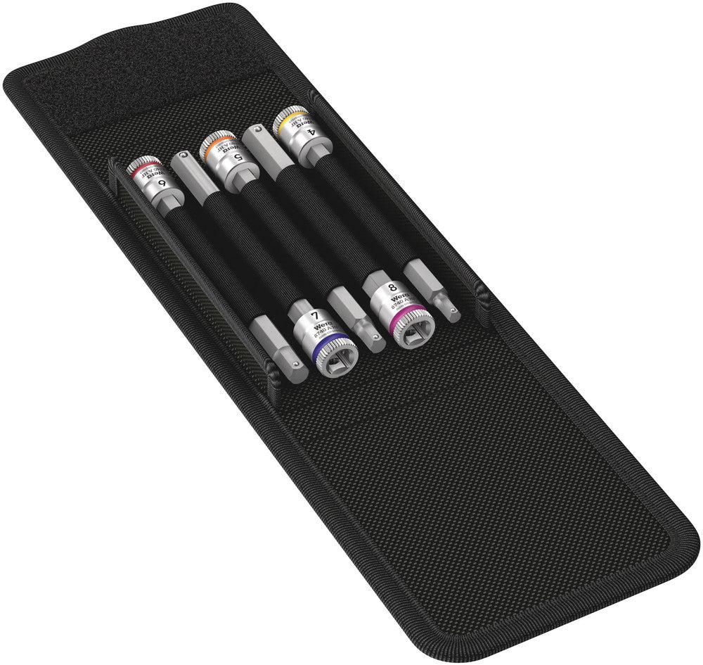 Wera Tools - 8740 A HF 1 Zyklop Bit Socket Set with Holding Function, 1/4" Drive