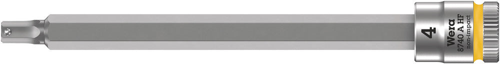 Wera Tools - 8740 A HF Zyklop bit socket with holding function, 1/4" drive