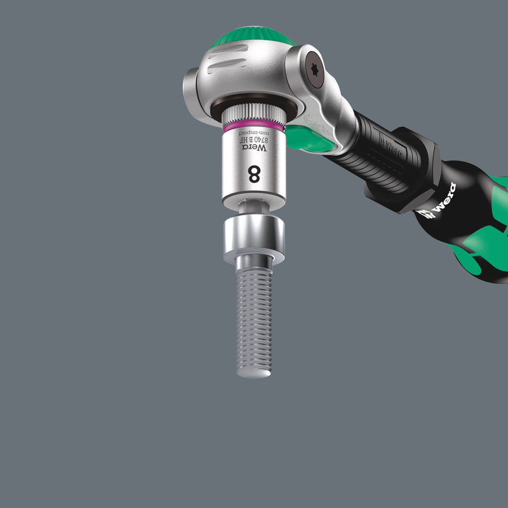 Wera Tools - 8740 B HF Zyklop bit socket with holding function, 3/8" drive