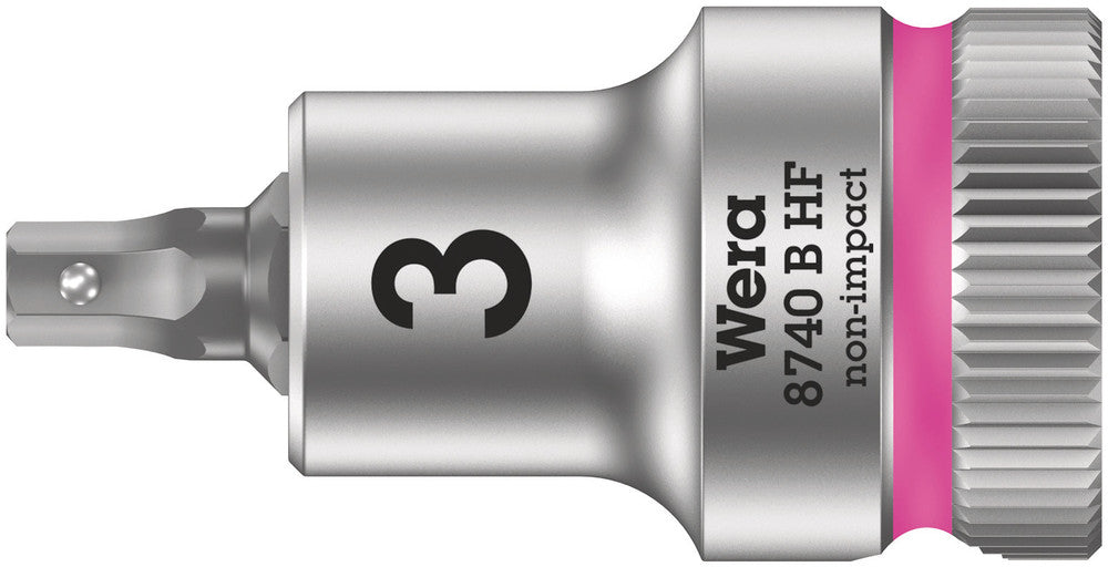 Wera Tools - 8740 B HF Zyklop bit socket with holding function, 3/8" drive