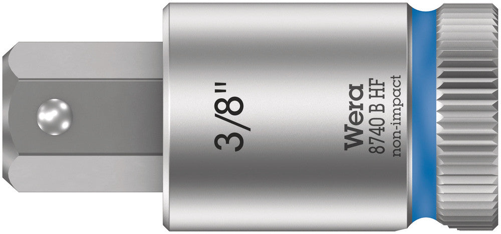 Wera Tools - 8740 B HF Zyklop bit socket with holding function, 3/8" drive