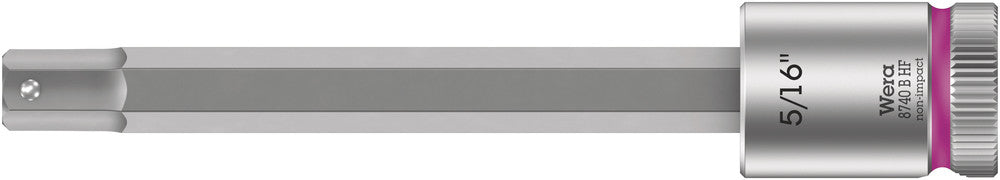 Wera Tools - 8740 B HF Zyklop bit socket with holding function, 3/8" drive