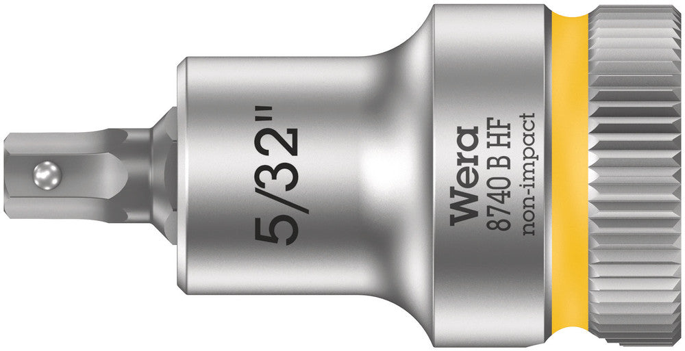Wera Tools - 8740 B HF Zyklop bit socket with holding function, 3/8" drive