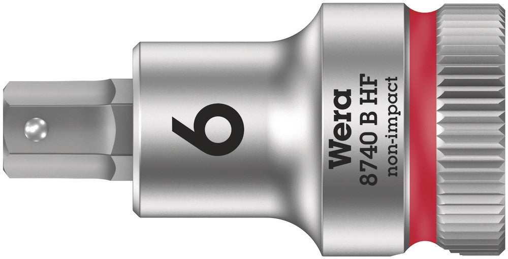 Wera Tools - 8740 B HF Zyklop bit socket with holding function, 3/8" drive