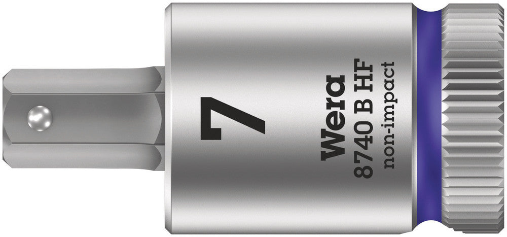 Wera Tools - 8740 B HF Zyklop bit socket with holding function, 3/8" drive