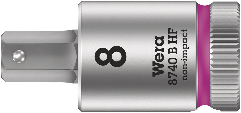 Wera Tools - 8740 B HF Zyklop bit socket with holding function, 3/8" drive