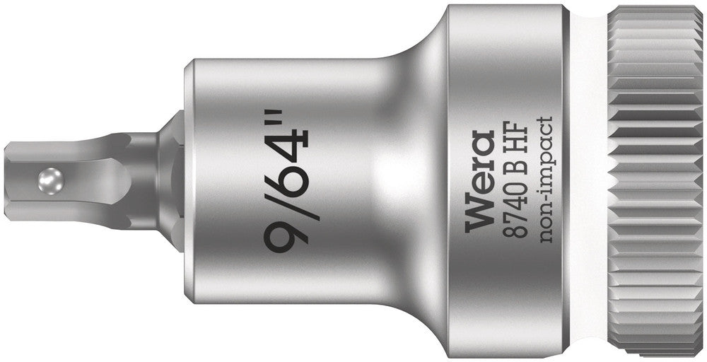 Wera Tools - 8740 B HF Zyklop bit socket with holding function, 3/8" drive