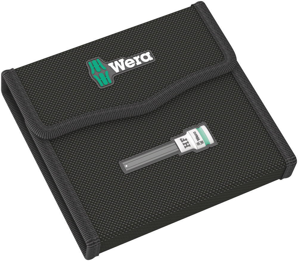 Wera Tools - 8740 B HF Imperial 1 Zyklop bit socket set with holding function, 3/8" drive