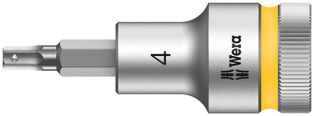 Wera Tools - 8740 C HF Zyklop bit socket with 1/2" drive with holding function