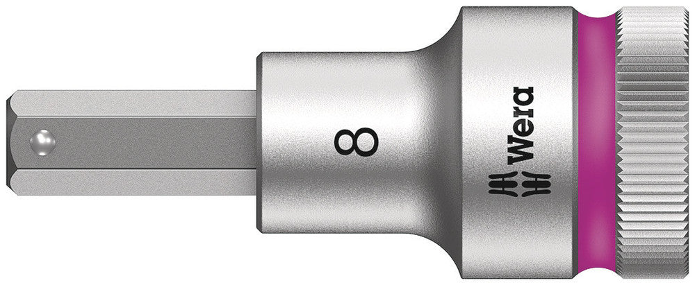 Wera Tools - 8740 C HF Zyklop bit socket with 1/2" drive with holding function