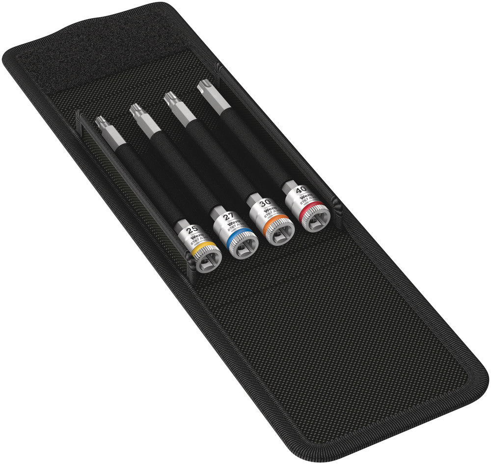Wera Tools - 8767 A TORX® HF 1 Zyklop bit socket set with holding function, 1/4" drive