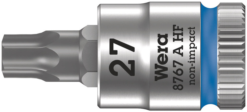 Wera Tools - 8767 A HF TORX® Zyklop bit socket with holding function, 1/4" drive