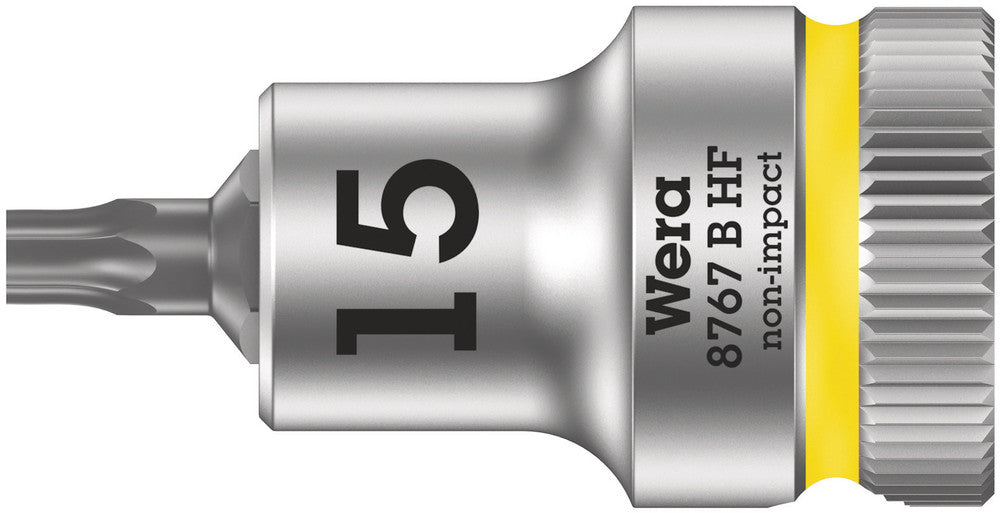 Wera Tools - 8767 B HF TORX® Zyklop bit socket with holding function, 3/8" drive