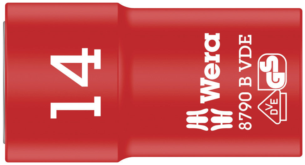 Wera Tools - 8790 B VDE Zyklop 3/8" Socket, Insulated
