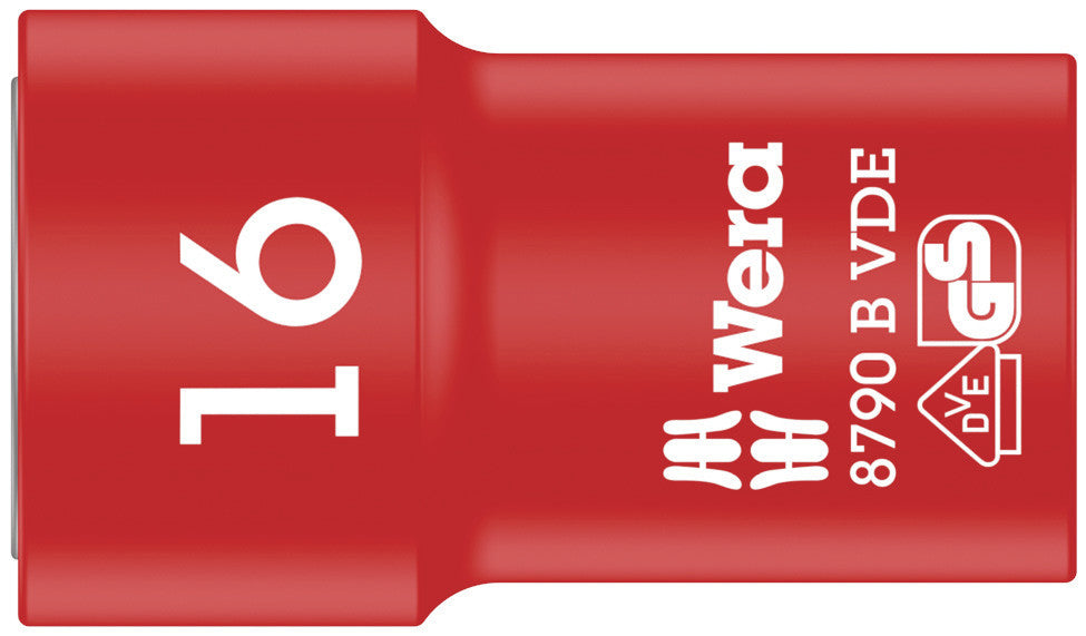Wera Tools - 8790 B VDE Zyklop 3/8" socket, insulated