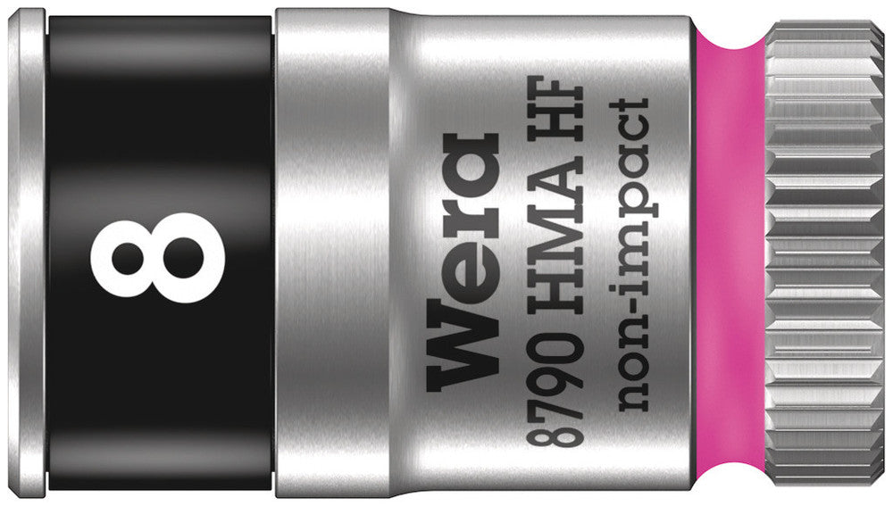 Wera Tools - 8790 HMA HF Zyklop socket with 1/4" drive with holding function