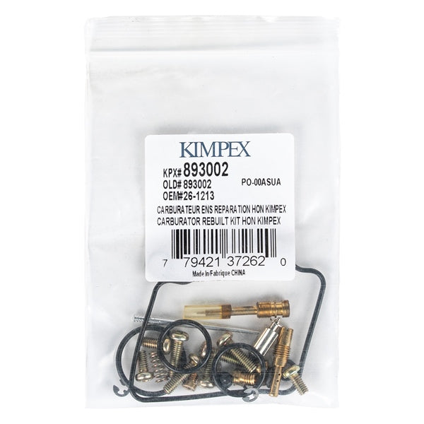 Kimpex-CARBURATOR REBUILT KIT HON KIMPEX 26-1213 