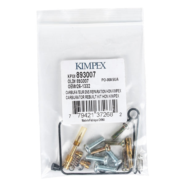 Kimpex-CARBURATOR REBUILT KIT HON KIMPEX 26-1332 