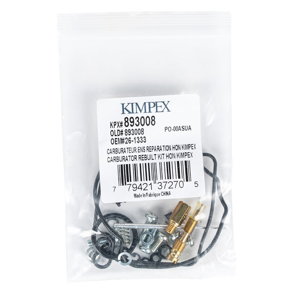 Kimpex-CARBURATOR REBUILT KIT HON KIMPEX 26-1333 