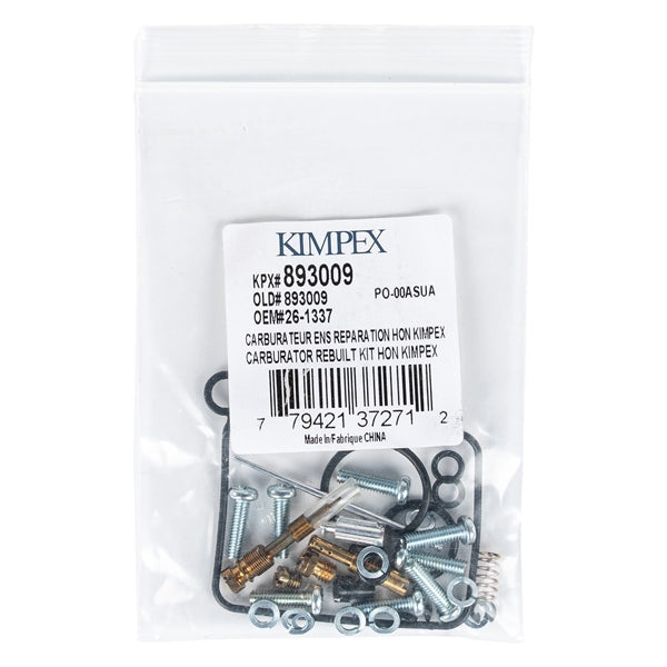 Kimpex-CARBURATOR REBUILT KIT HON KIMPEX 26-1337 