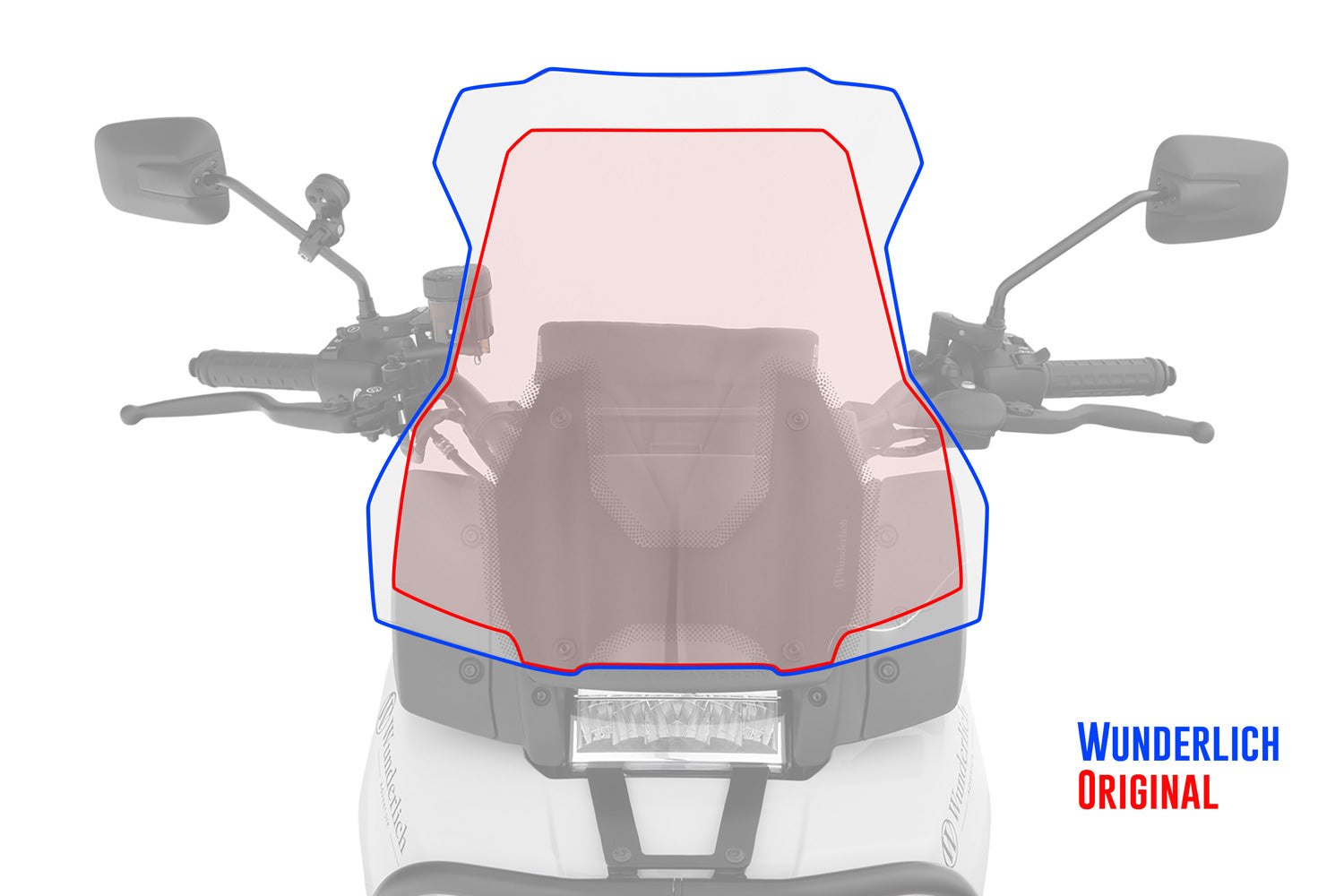 Wunderlich windshield »MARATHON«Great comfort for long and relaxed trips.