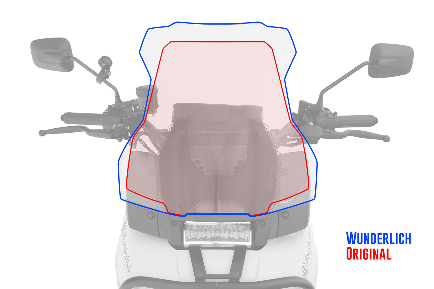 Wunderlich windshield »MARATHON«Great comfort for long and relaxed trips.