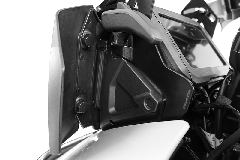 Covers create a clean finish to the cockpit
