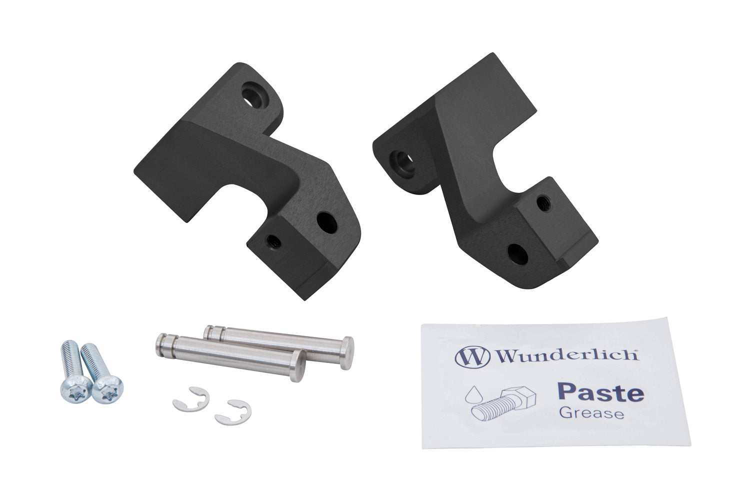 Approx. 45 mm lower compared to the position of the original footrests