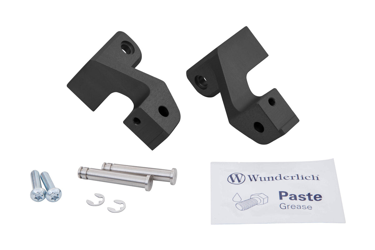 Approx. 45 mm lower compared to the position of the original footrests