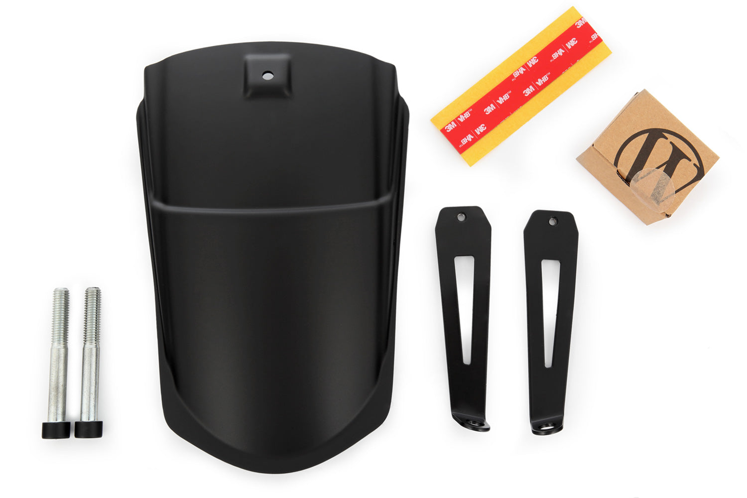 Wunderlich fender extension made of high-quality, weatherproof ABS plastic. Comprehensive protection for man and machine.