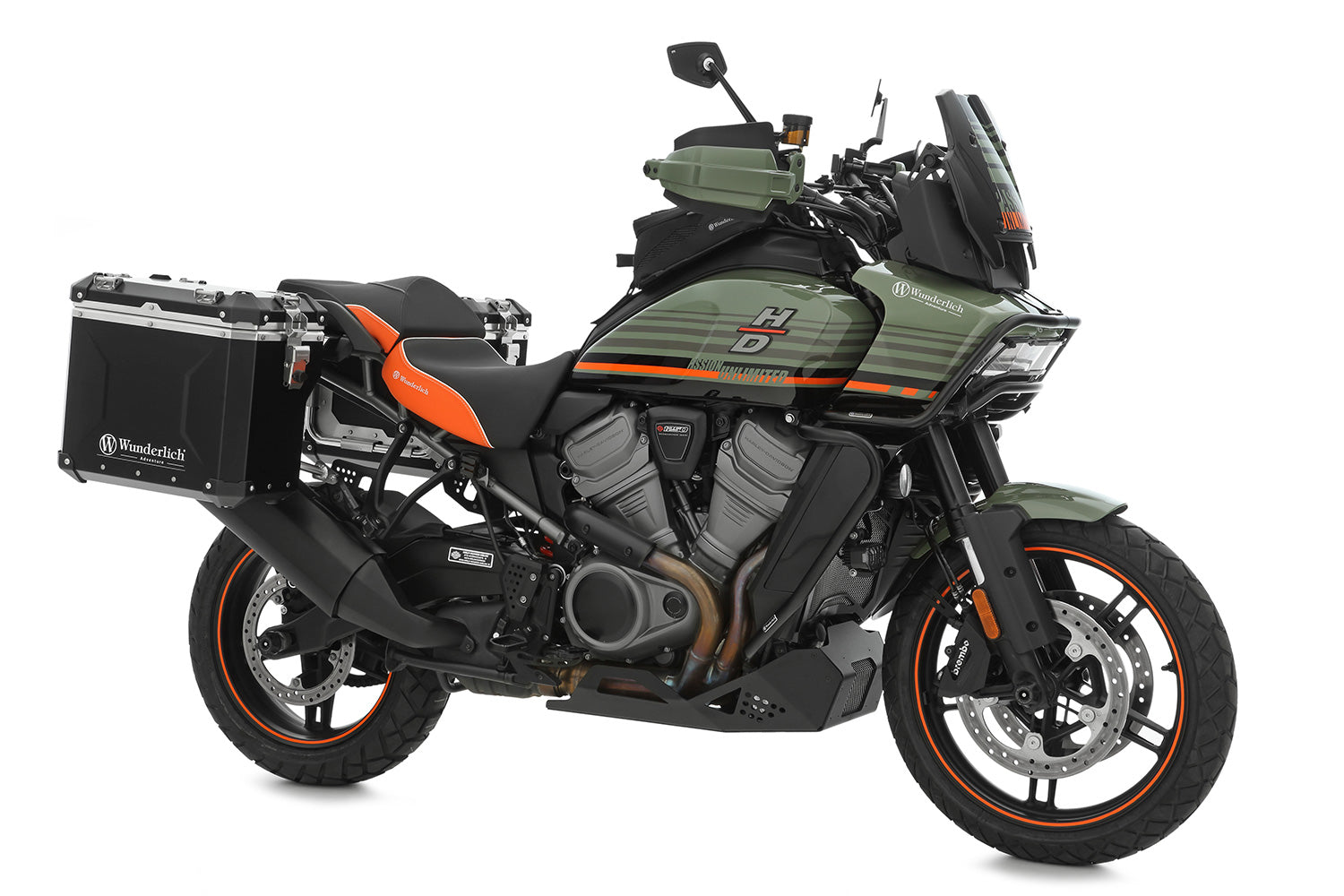 Wunderlich fender extension made of high-quality, weatherproof ABS plastic. Comprehensive protection for man and machine.