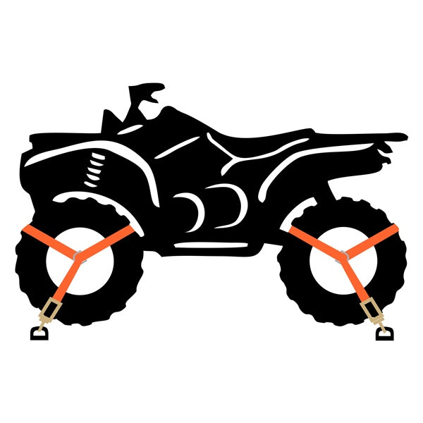 Superclamp ATV/UTV Tie Downs - Action Trailers