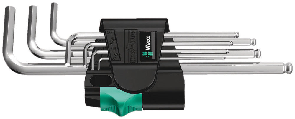 Wera Tools - 950/7 Hex-Plus 1 L-key set, metric, chrome-plated