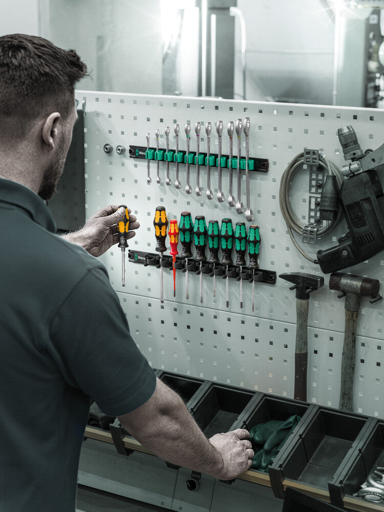 Wera Tools - 9650 Magnetic rail Kraftform screwdriver set