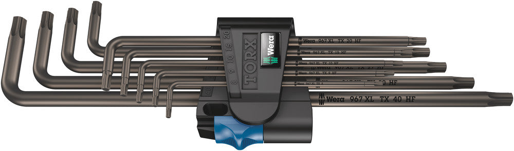 Wera Tools - 967/9 TX XL HF 1 L-key set with holding function, long