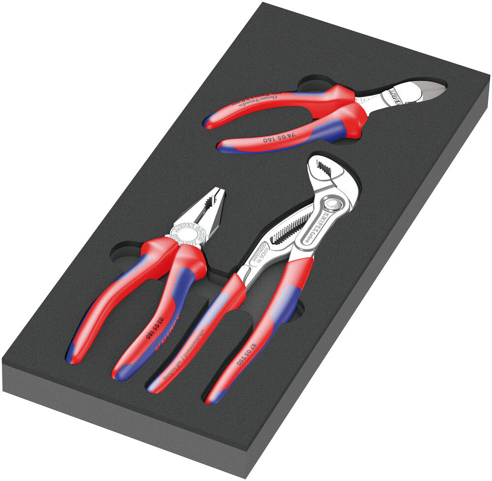 Wera Tools - 9780 Foam insert KNIPEX pliers set 1