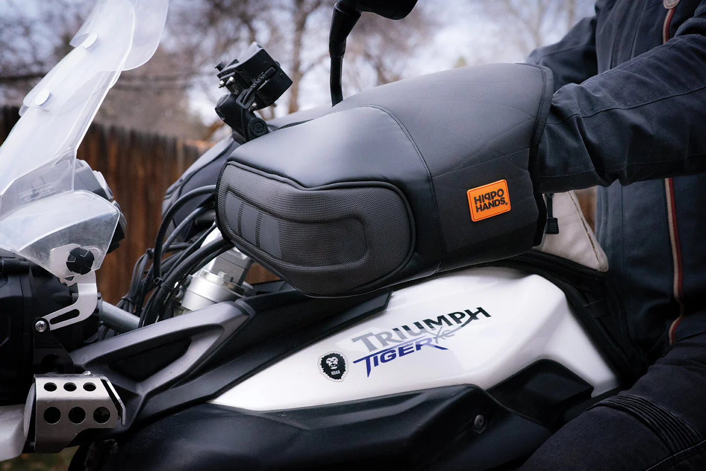 Hippo Hands - 'Alcan' Hand Warmer Covers, for MAX Coverage on ADV/Touring Motorcycles