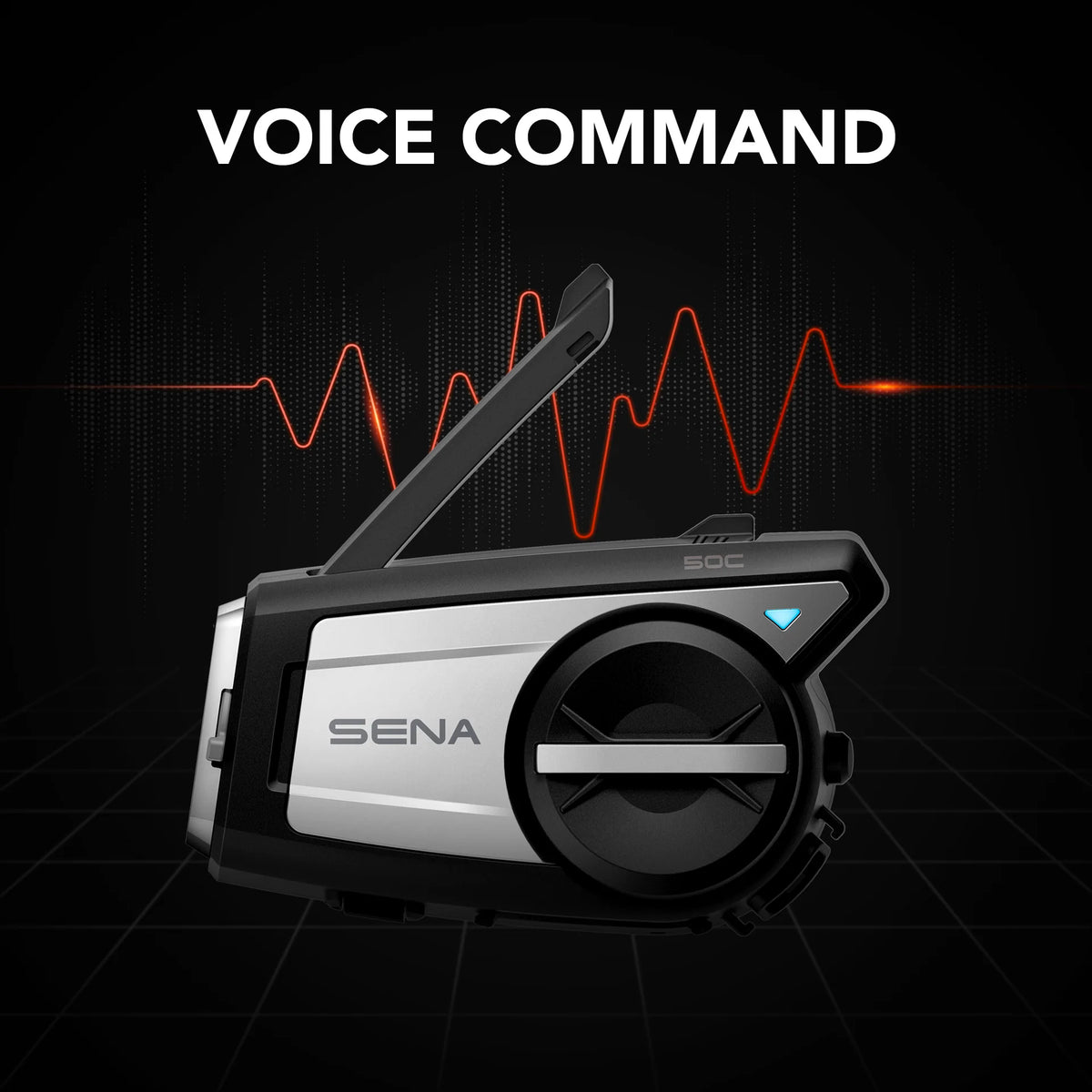 Sena - 50C Motorcycle Communication & 4K Camera System