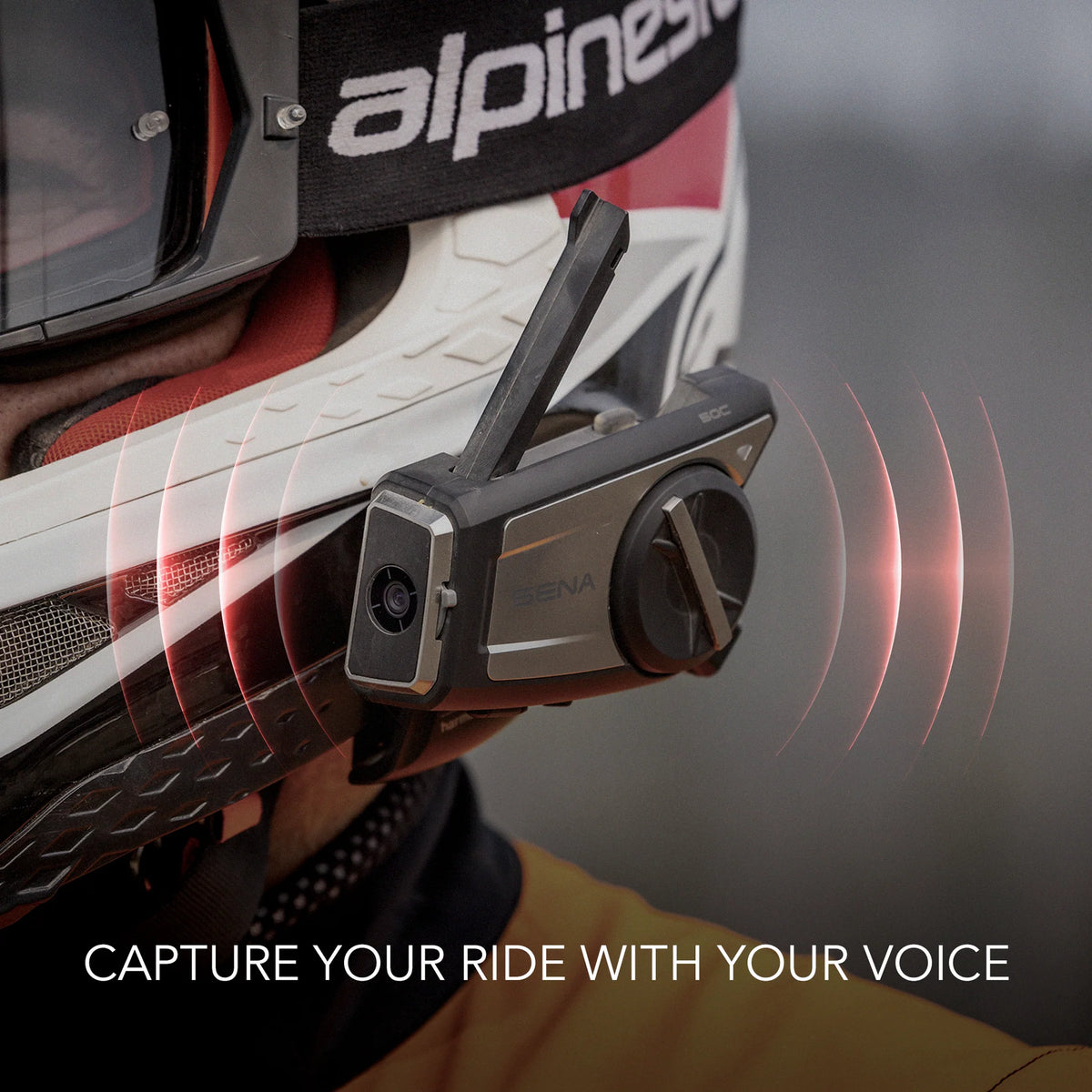 Sena - 50C Motorcycle Communication & 4K Camera System