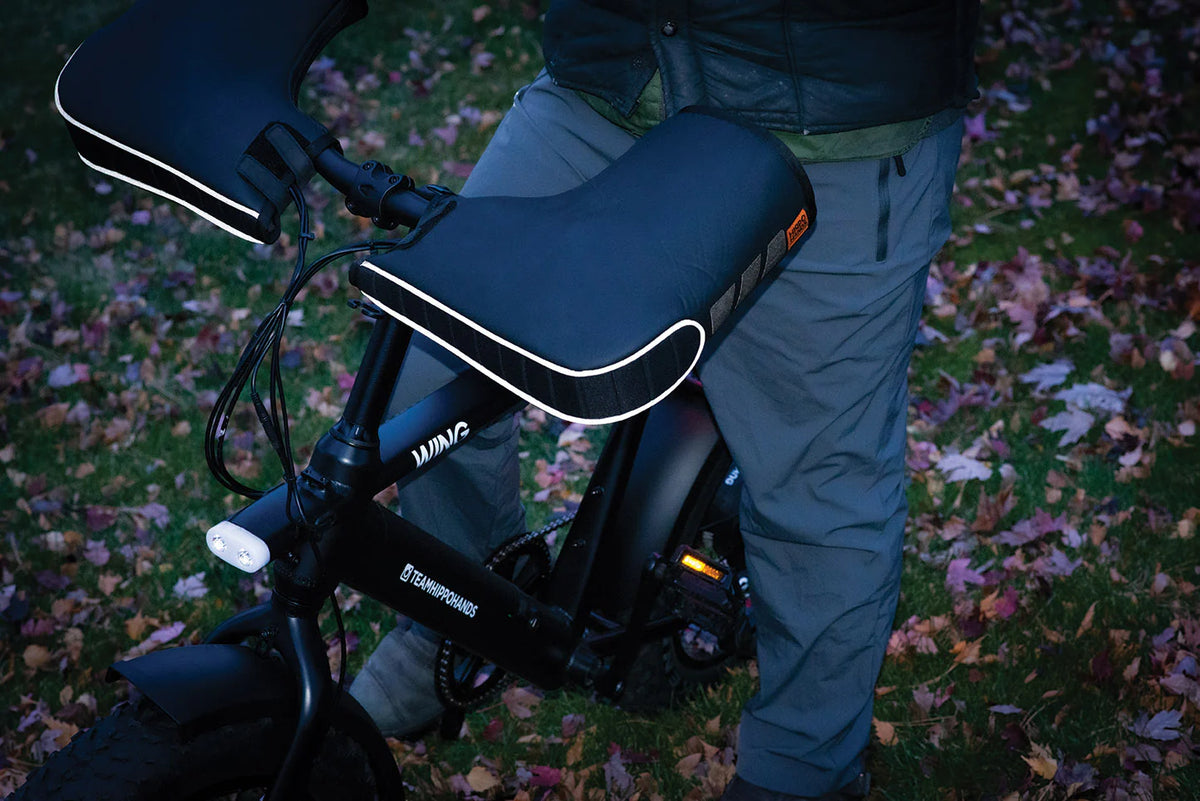 Hippo Hands - 'Cascade' Hand Warmer Covers, for E-Bike and Mountain Bikes