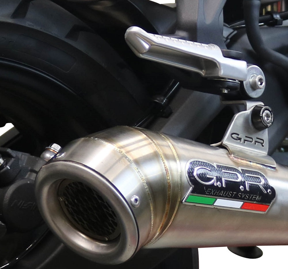 GPR-Exhaust---Powercone-Evo-Slip-on-for-500DSX-from-2021-to-2024-dB-Killer-Link-Pipe
