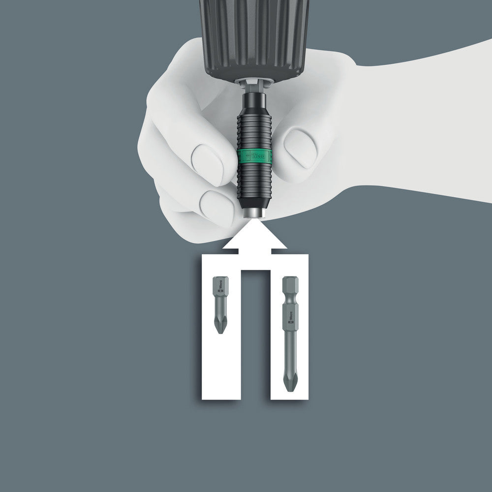 Wera Tools - 897/4 R Rapidaptor BiTorsion Universal Bit Holder