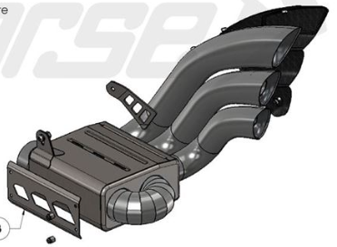 HPCorse - Hydro Tre Cover Carb Exhaust for MV Agusta Rivale <2021
