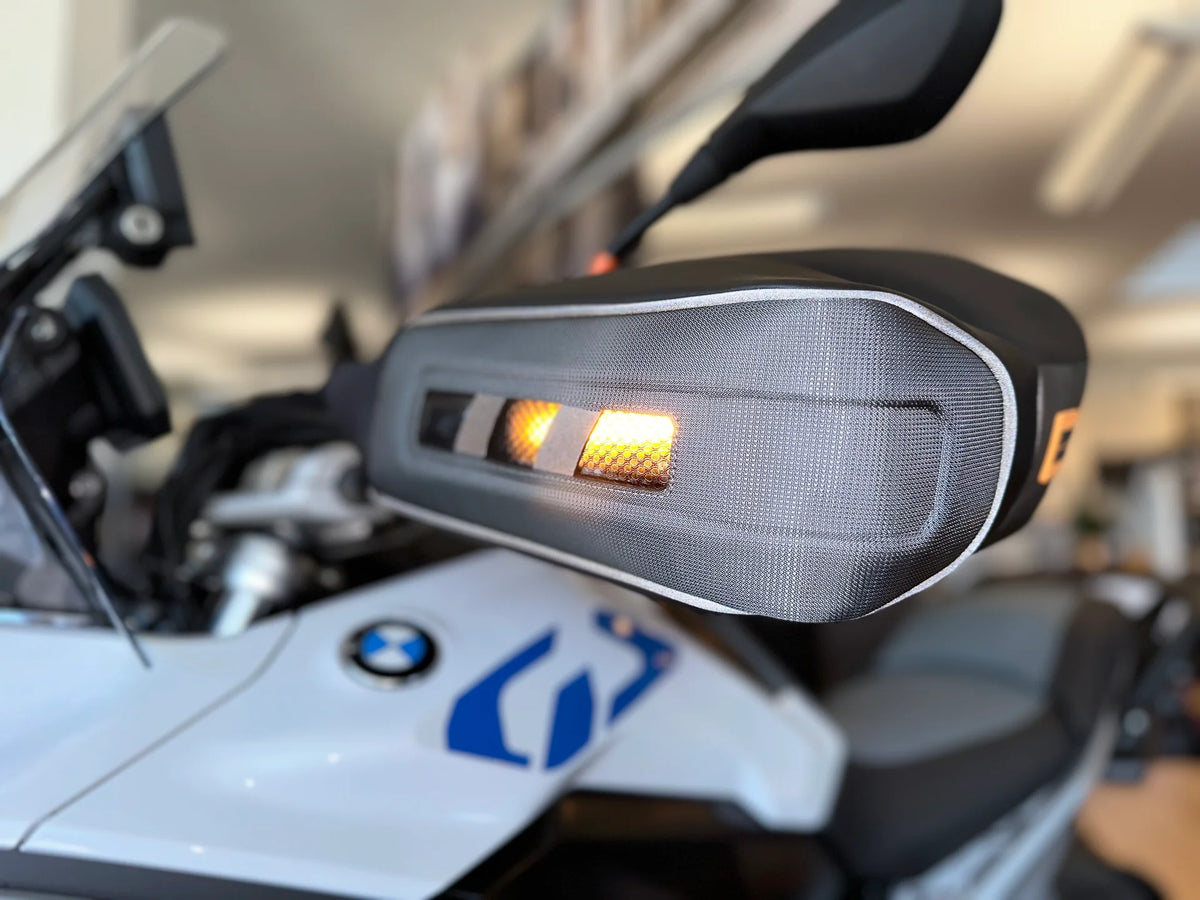 Hippo Hands - 'Alcan' Hand Warmer Covers, for MAX Coverage on ADV/Touring Motorcycles