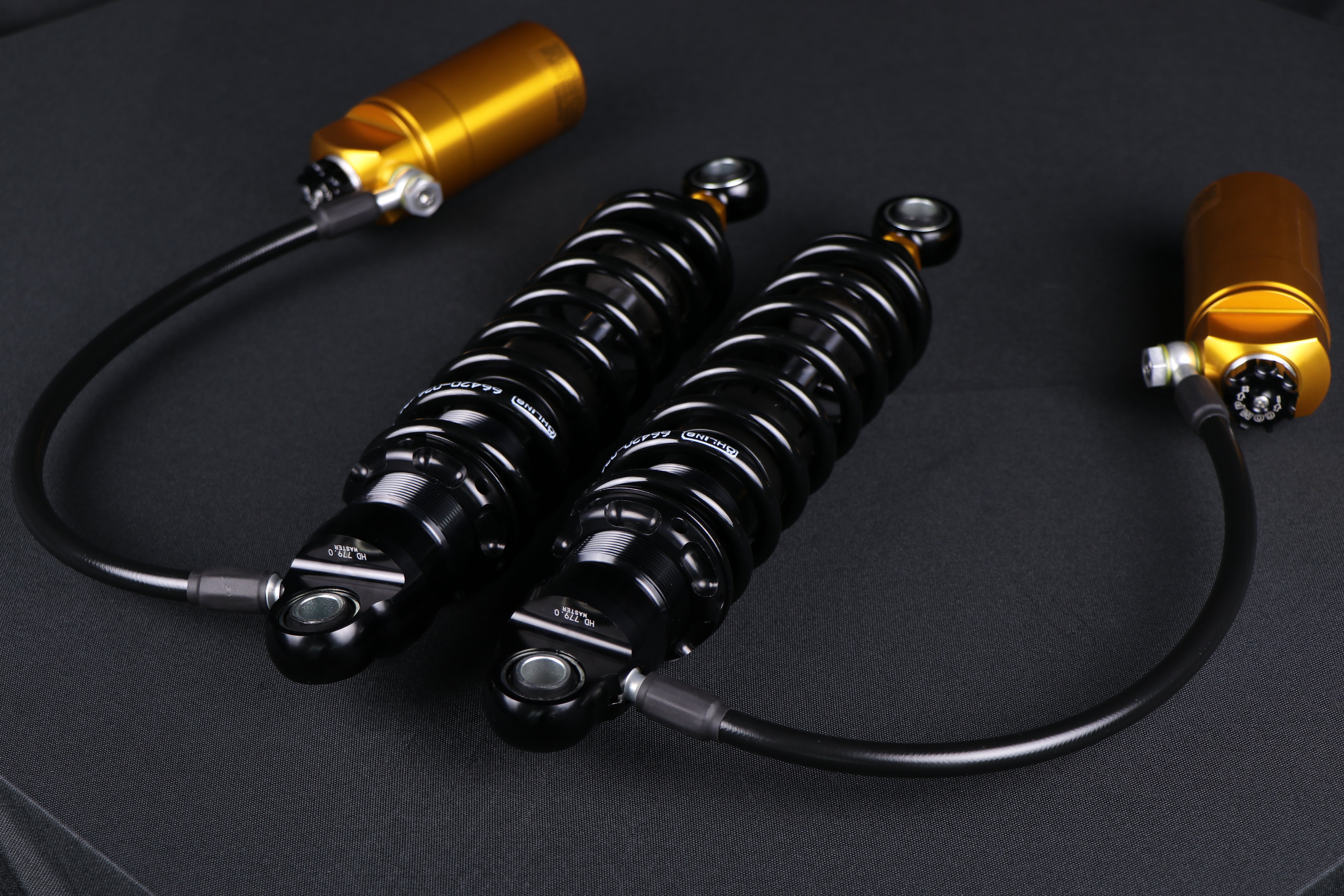 ÖHLINS - Harley S36 Blackline Twin Shocks (HD 778) (12 inches)